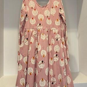 Hanna Andersson Pink Ballet Print Dress